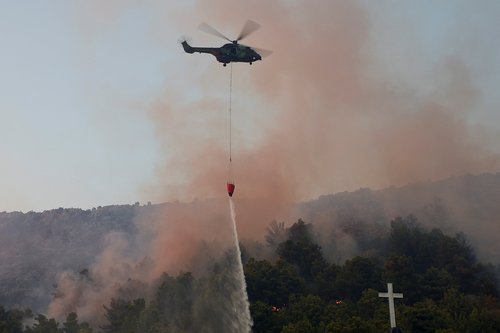 Wildfire in Albania
