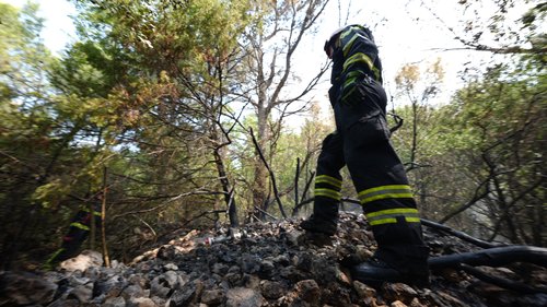 požar Tučepi, vatrogasci