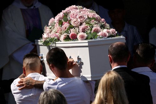 Funeral of Alice Dasilva Aguiar, who was killed in Southport knife attack