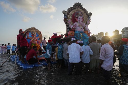 Ganesh Chaturthi festival in Mumbai