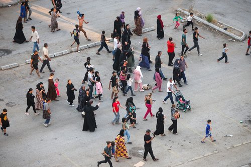 People react to the death of Lebanon's Hezbollah leader Sayyed Hassan Nasrallah, in Beirut