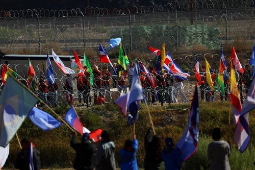 Binational Mass in memory of migrants who died during their journey to the U.S., at the Mexico-U.S. border