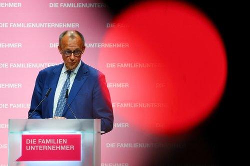 Friedrich Merz drži govor u Berlinu