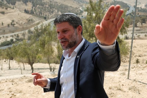 Israeli Finance Minister Bezalel Smotrich
