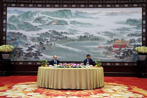 xi jinping i vladimir putin