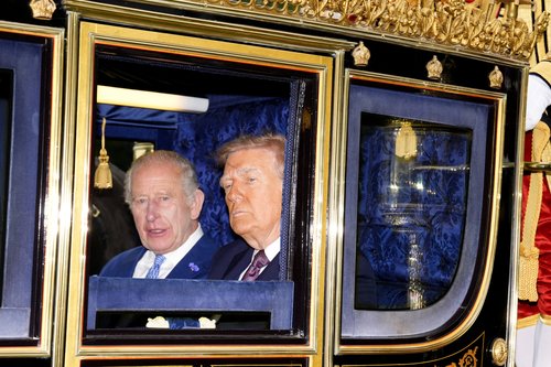 King Charles III and US President Donald Trump