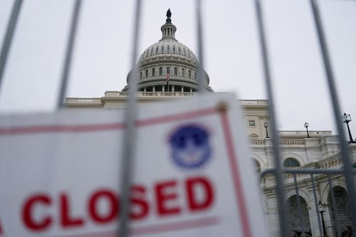 A view of the U.S Capitol