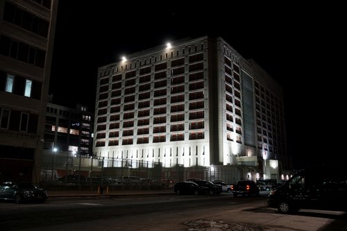 A general view of the Metropolitan Detention Center in Brooklyn (MDC Brooklyn) where Venezuelan President Nicolas Maduro is being held before an initial court appearance to face U.S. federal charges