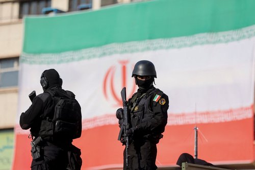 Members of the Iranian police