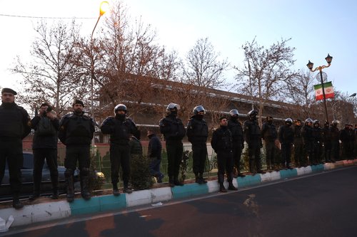 Members of the Iranian police