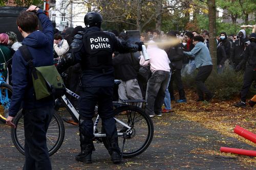 Belgija, prosvjed
