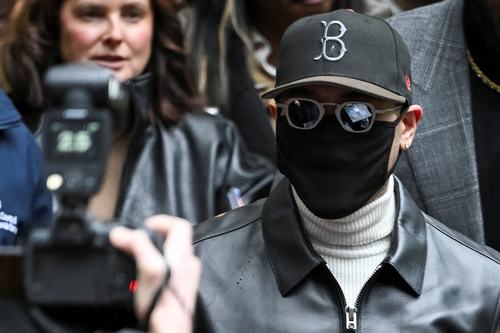 US singer Chris Brown leaves Southwark Crown Court after he was given an eight-month suspended sentence having pleaded guilty to a charge of affray over the attack on a music producer with a bottle in a London nightclub in 2023