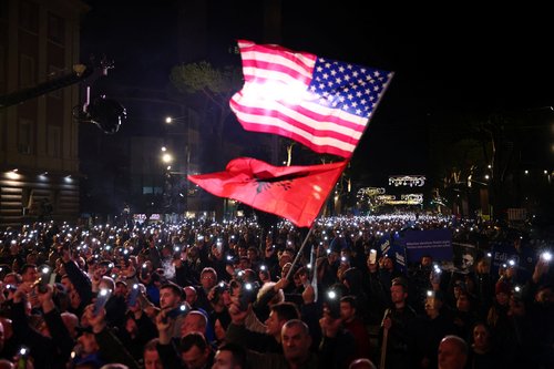 prosvjedi u albaniji