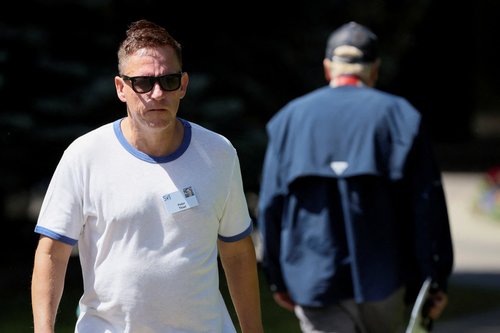 FILE PHOTO: Peter Thiel attends the annual Allen and Co. Sun Valley Media Conference in Sun Valley, Idaho, U.S., July 6, 2022.