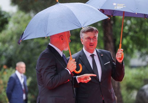 Andrej Plenković u Tirani