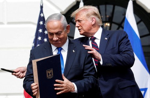 Benjamin Netanyahu i Donald Trump