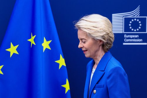 European Commission President von der Leyen meets with Iceland's Prime Minister Frostadottir in Brussels