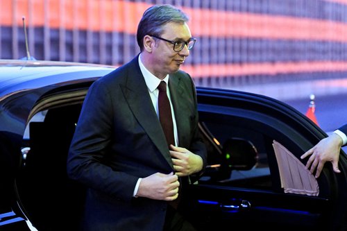 Vučić u Moskvi 29.5.2025. REUTERS