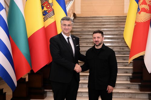 Andrej Plenković i Volodimir Zelenski