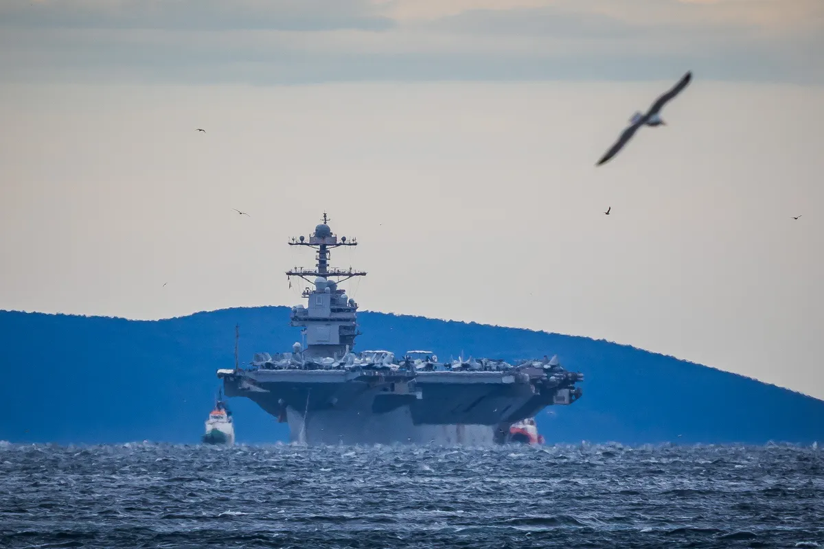 FOTO / U Split uplovio najveći ratni brod u povijesti: Amerikanci se zahvalili Hrvatskoj na gostoprimstvu