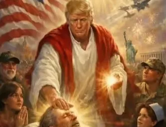 Burne reakcije natjerale Trumpa da obriše objavu sa  slikom na kojoj je prikazan kao Isus