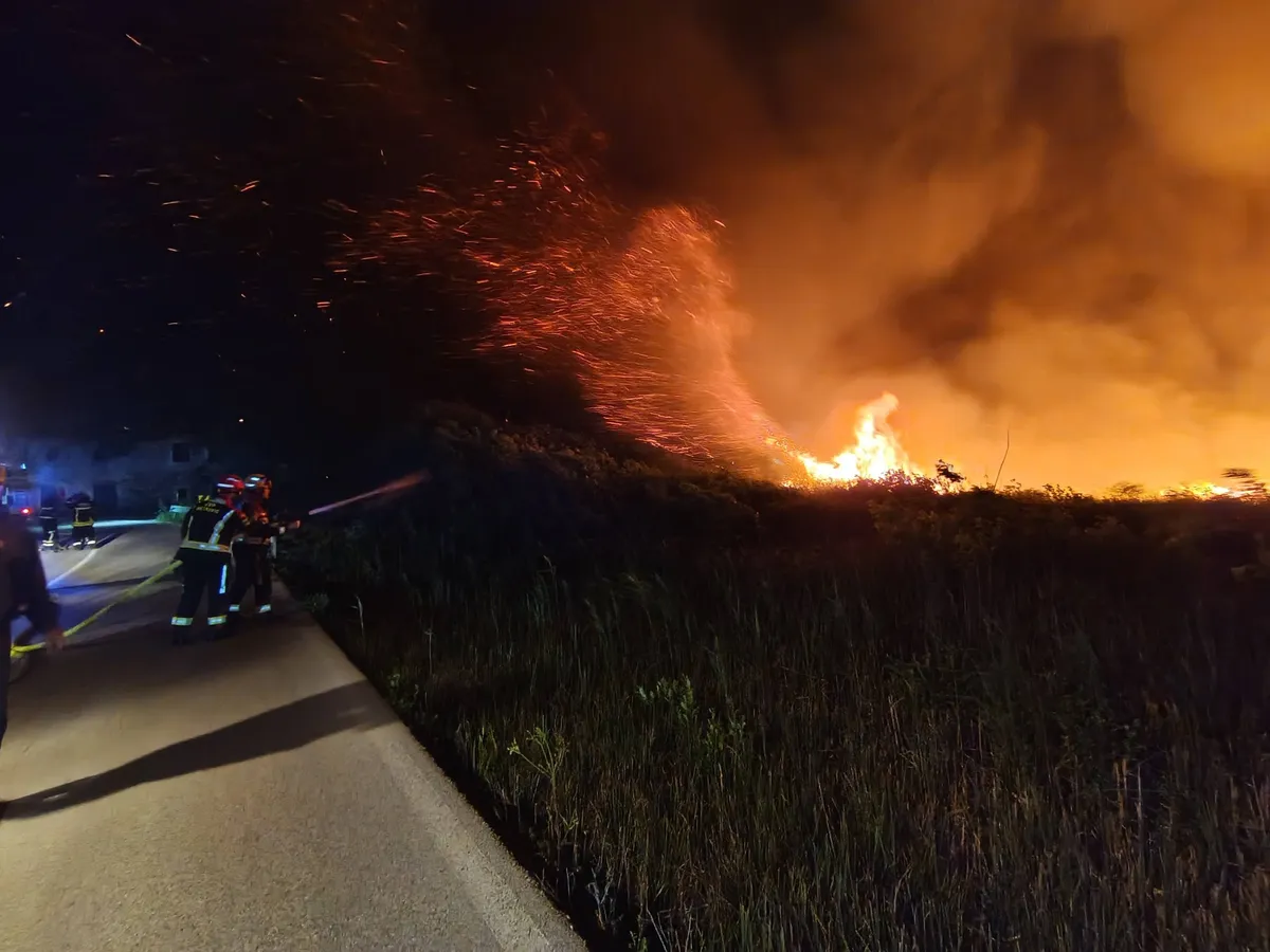VIDEO / Ugašen katastrofalni požar u orintološkom rezervatu u delti Neretve