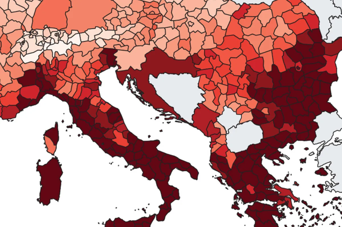 FOTO / Ovo karta diže uzbunu u Europi: I Hrvatska je u crvenom, pogledajte zašto