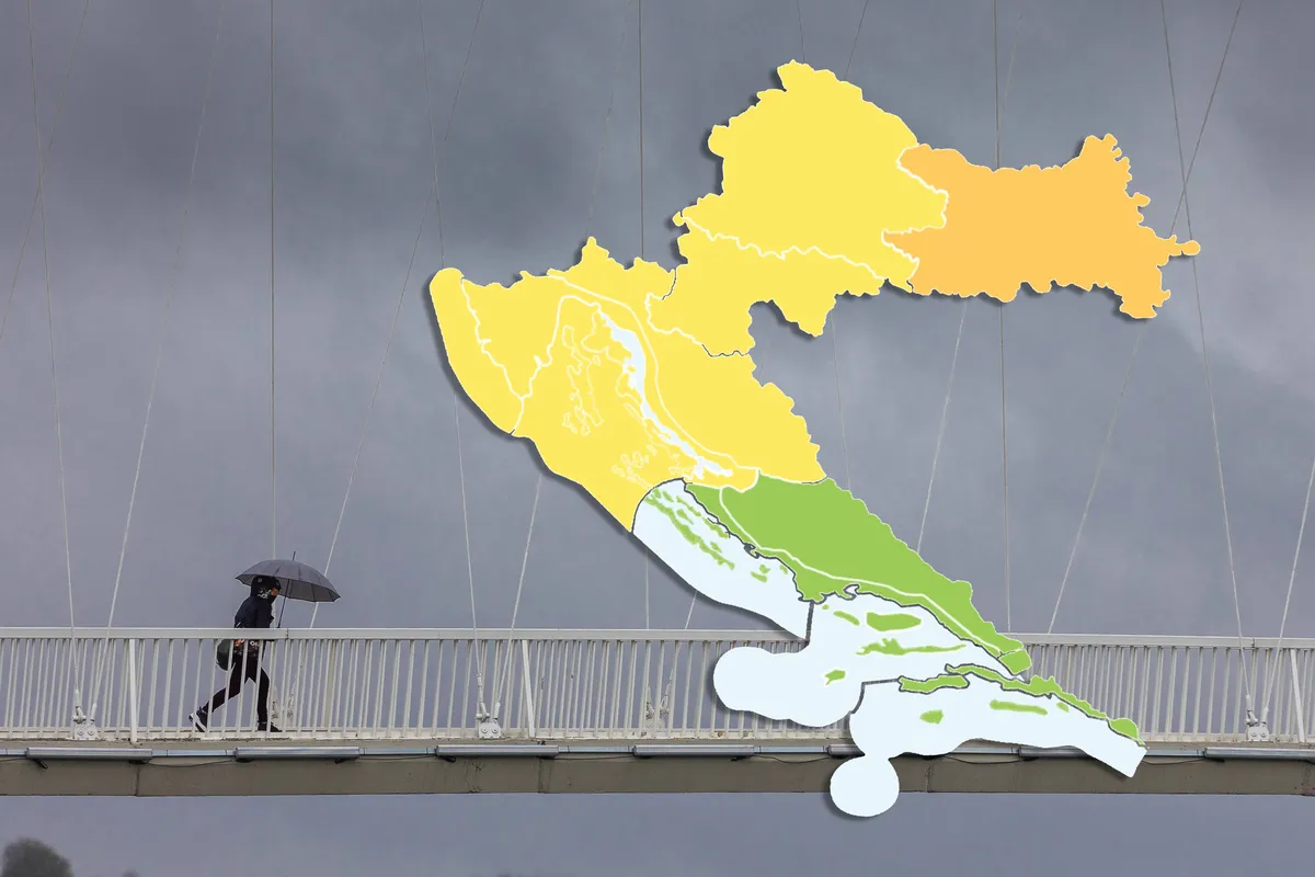 Meteoalarm izdao upozorenja za većinu zemlje, u jednoj regiji moguće opasno nevrijeme