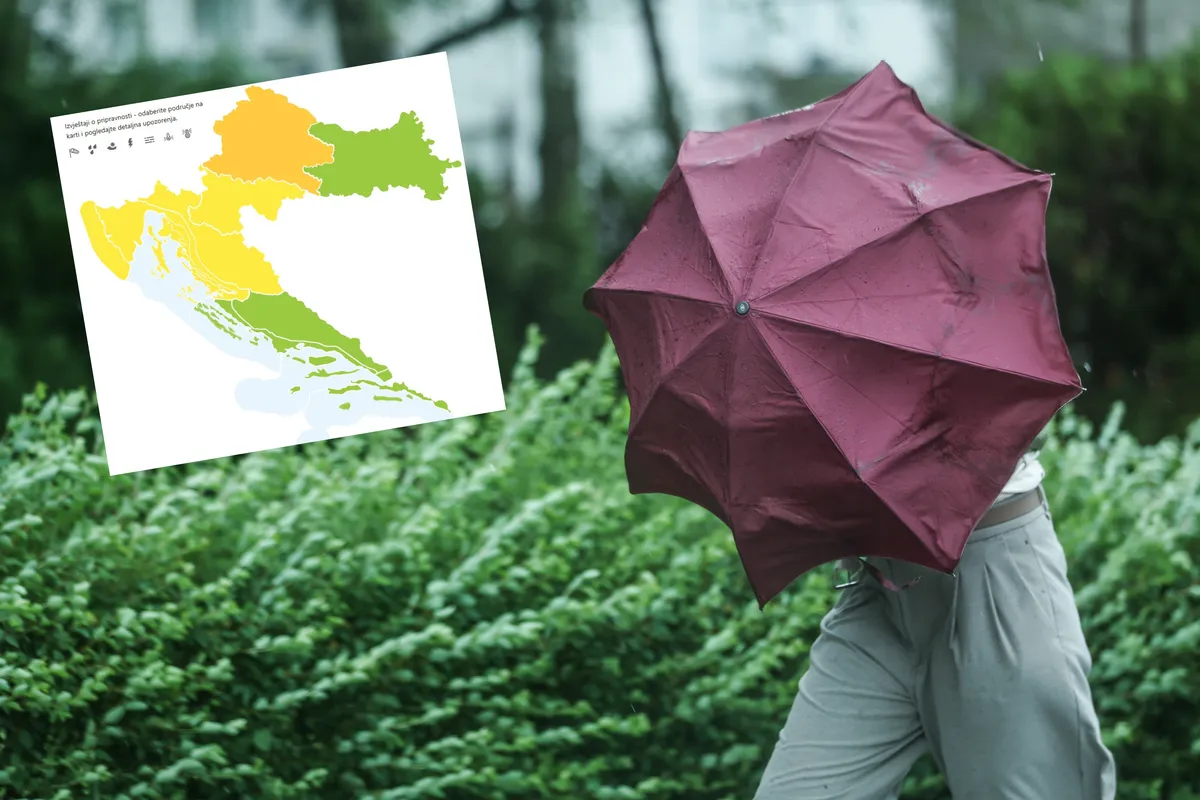 Upaljen narančasti meteoalarm za zagrebačku regiju: "Budite 