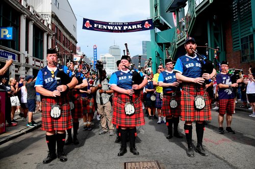 Soccer Football - FIFA World Cup 2026 - Scotland's Tartan Army march to Boston's Fenway Park baseball stadium - Boston, Massachusetts, U.S.