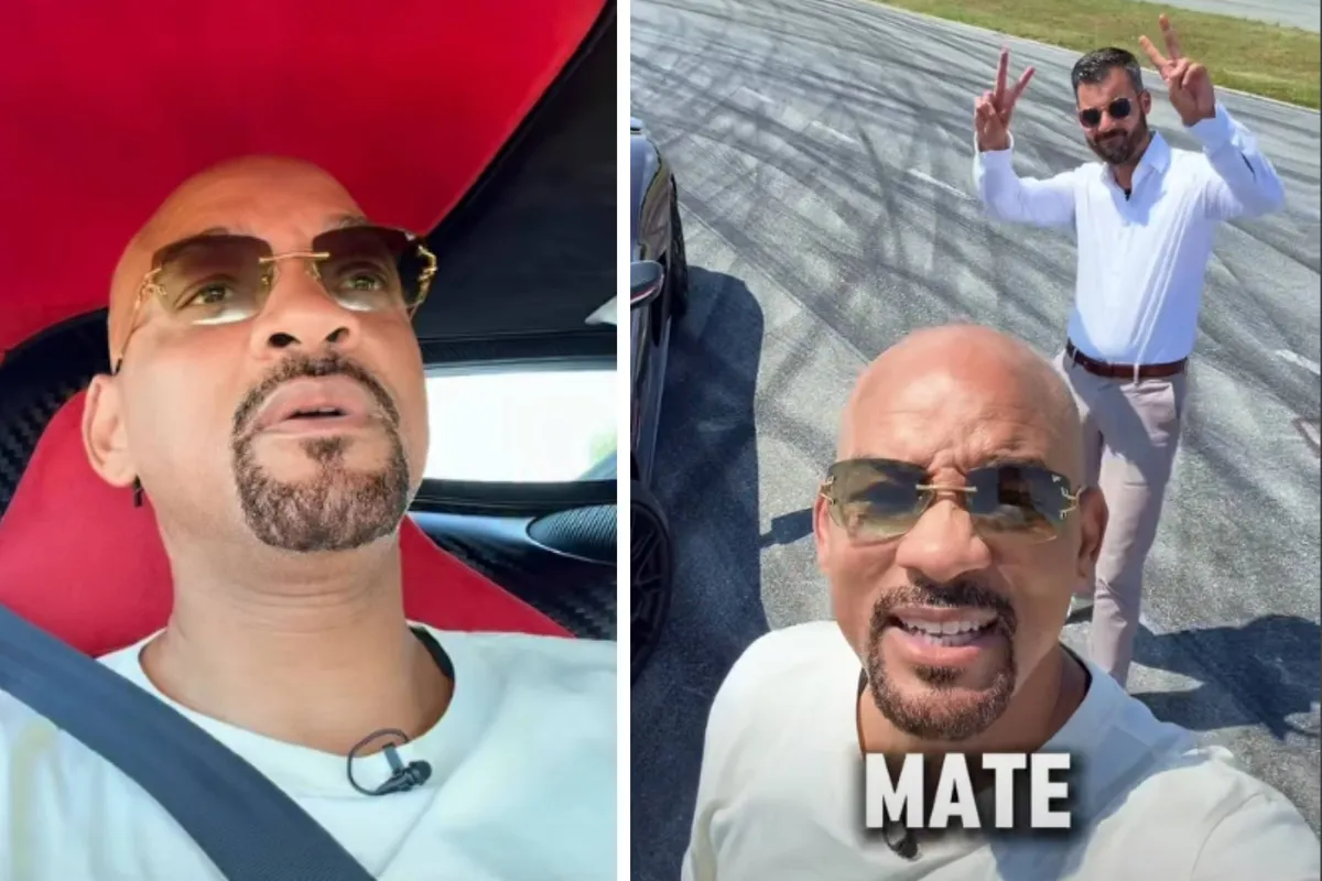 VIDEO / Rimac provozao Willa Smitha u Neveri: "Nikada u životu nisam doživio ništa slično ovome"