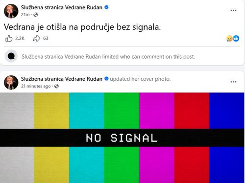 Screenshot Vedrana Rudan/Facebook