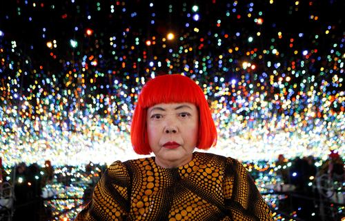 Japanese artist Yayoi Kusama. REUTERS/Mike Segar/File Photo