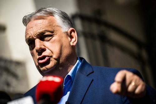 Former Hungarian Prime Minister Viktor Orban holds a press conference in Budapest, Hungary, July 22, 2026. REUTERS/Marton Monus/File Photo