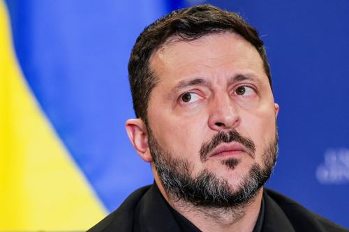 Ukraine's President Volodymyr Zelenskiy. REUTERS/Kylie Cooper
