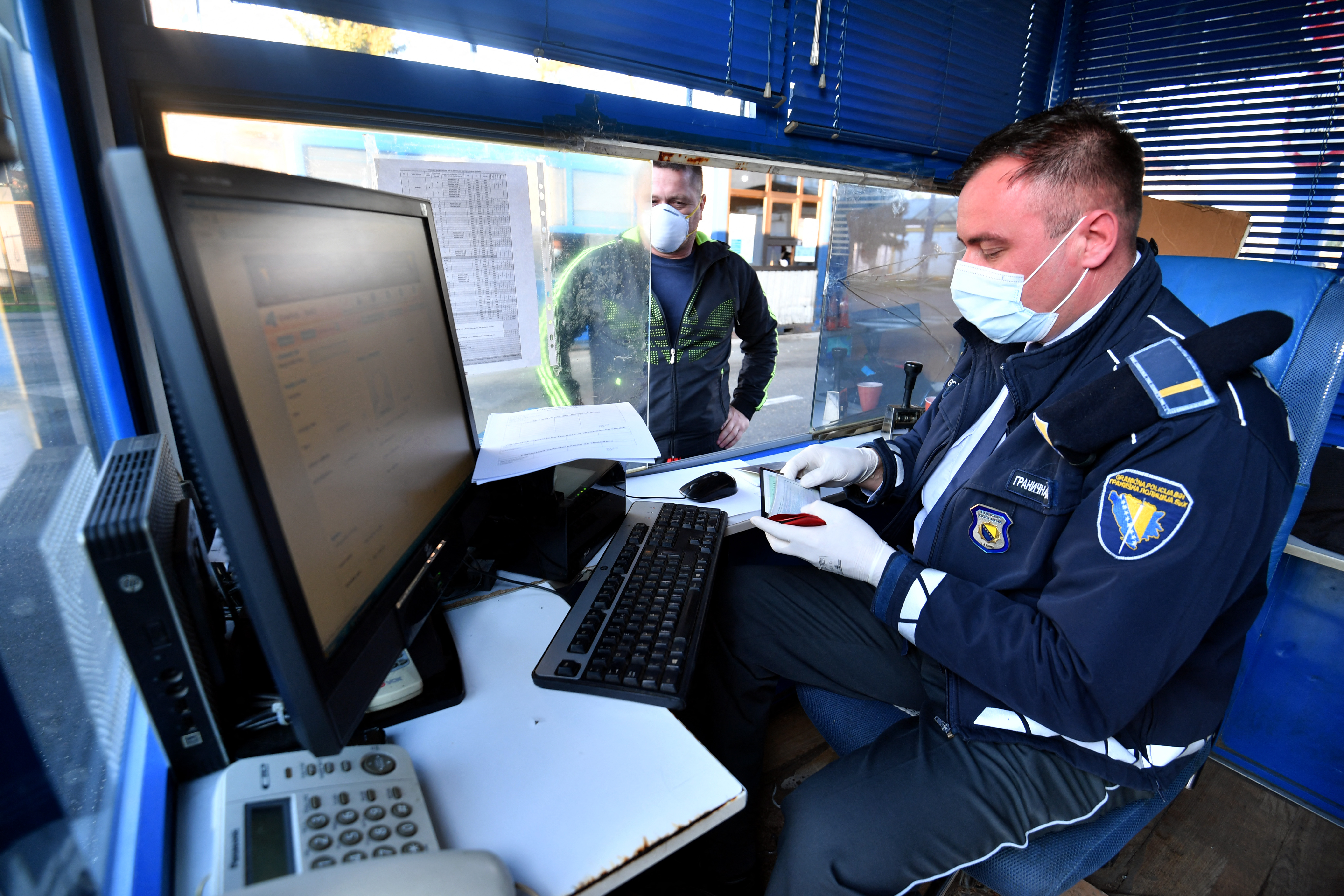 granični policajac, bosna