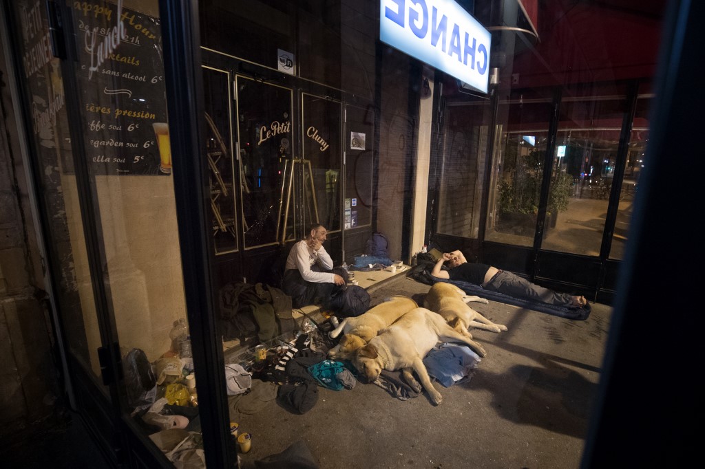 FRANCE-HEALTH-VIRUS-HOMELESS