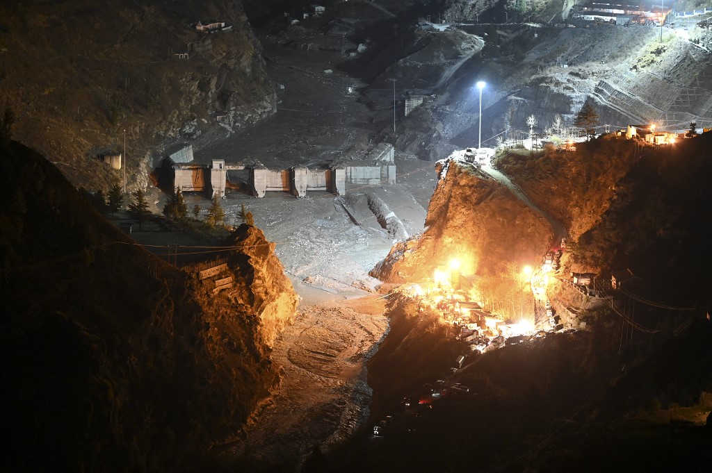 Indija, odron ledenjaka