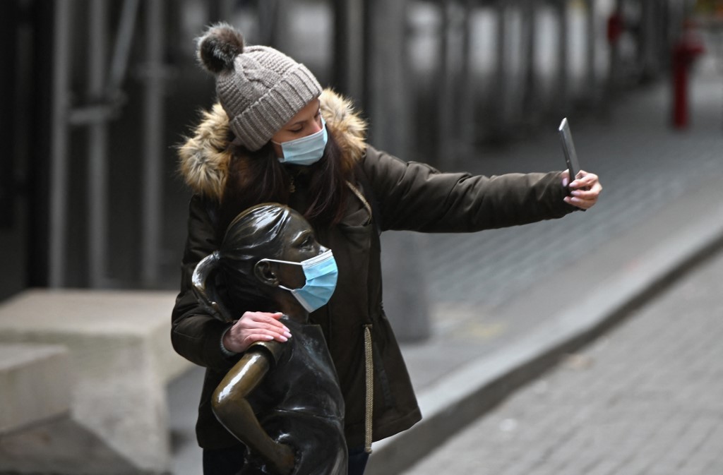 korona, selfie, koronavirus, SAD, new york, maska, tima