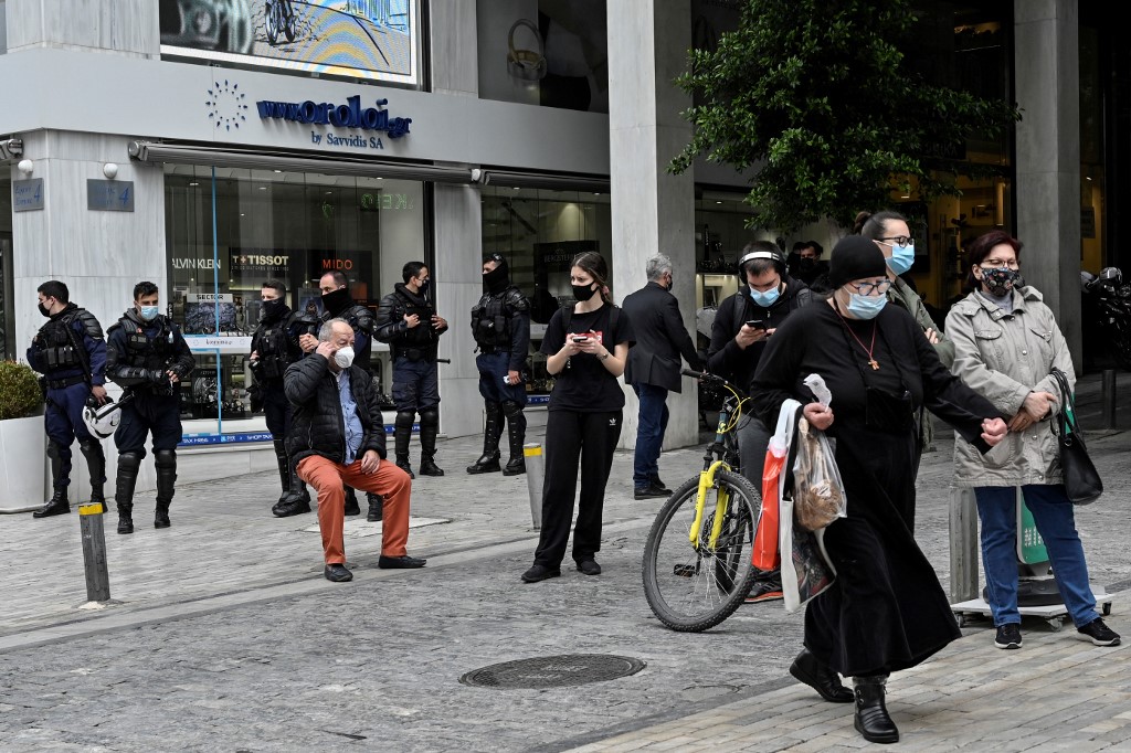 grčka, koronavirus