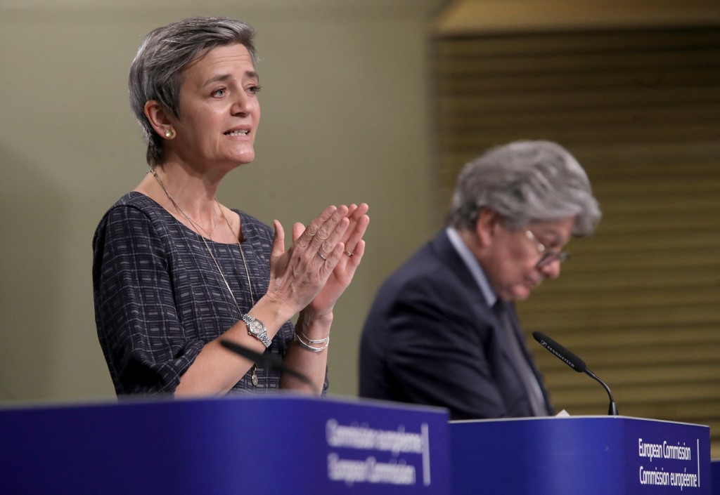 thierry breton, Margrethe Vestager