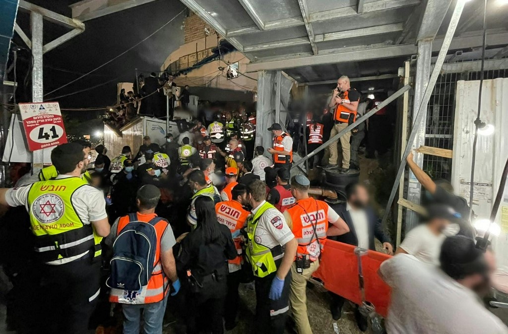 Izrael, vjerski festival, naguravanje