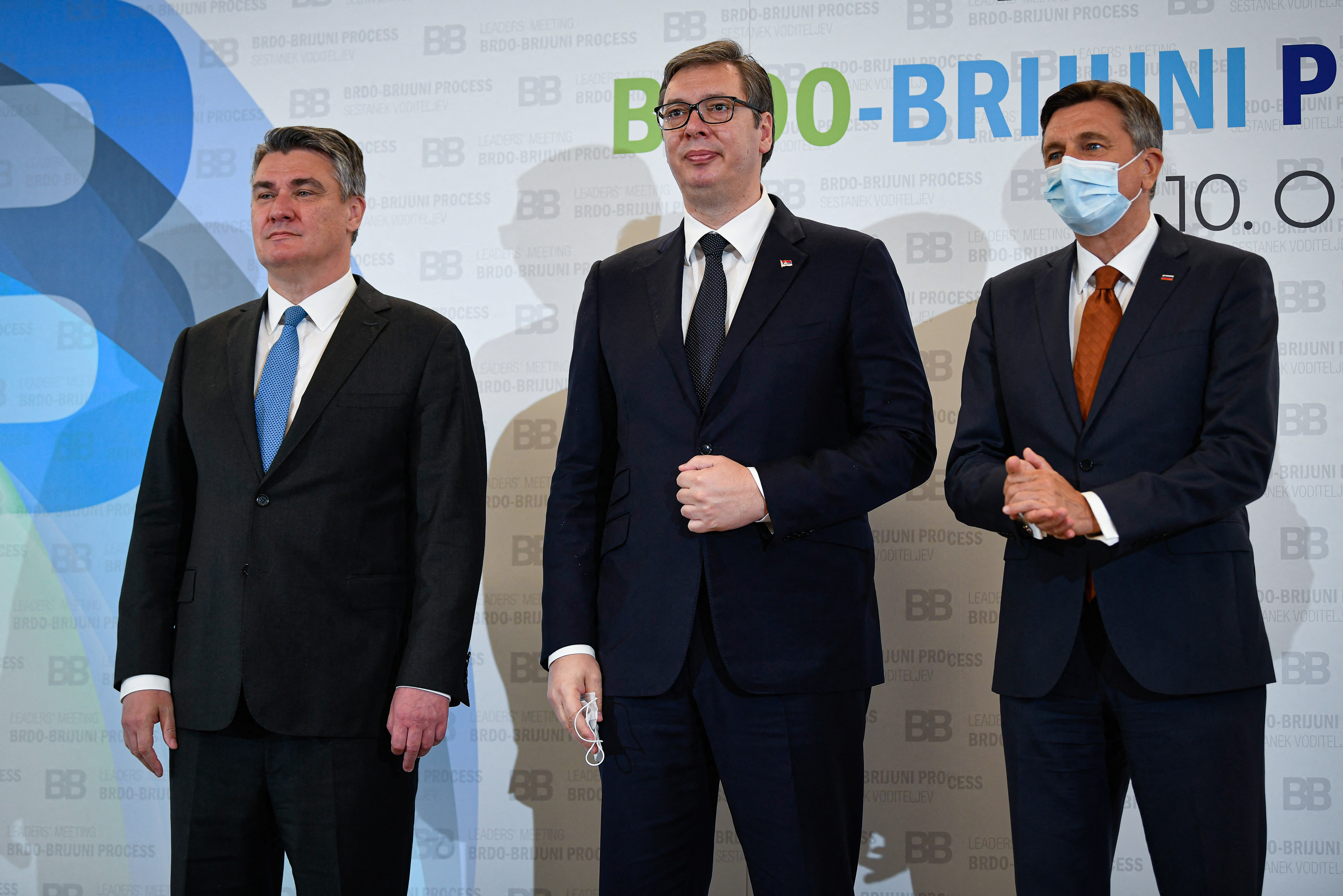 zoran milanović, borut pahor, aleksandar vučić, brdo brijuni