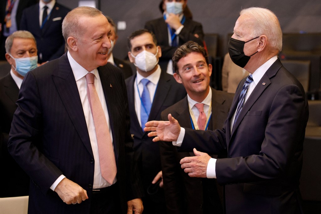 Joe Biden, Recep Tayyip Erdogan