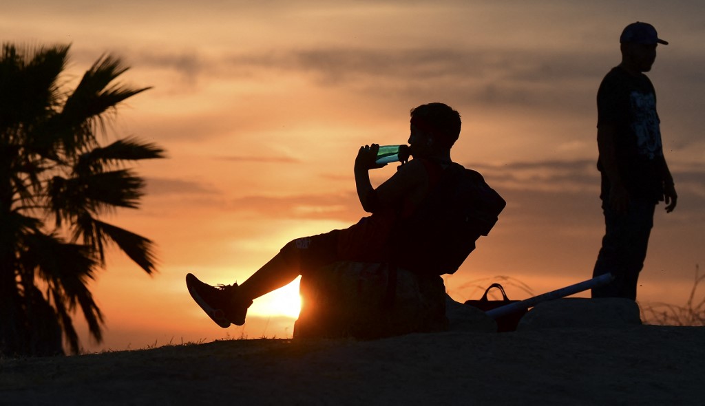 toplinski val, vrućina, ljeto, sunce, zalazak sunca