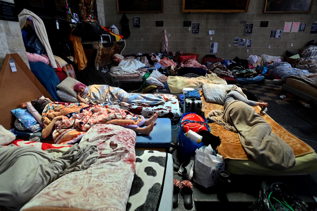 belgija, migranti, prosvjed