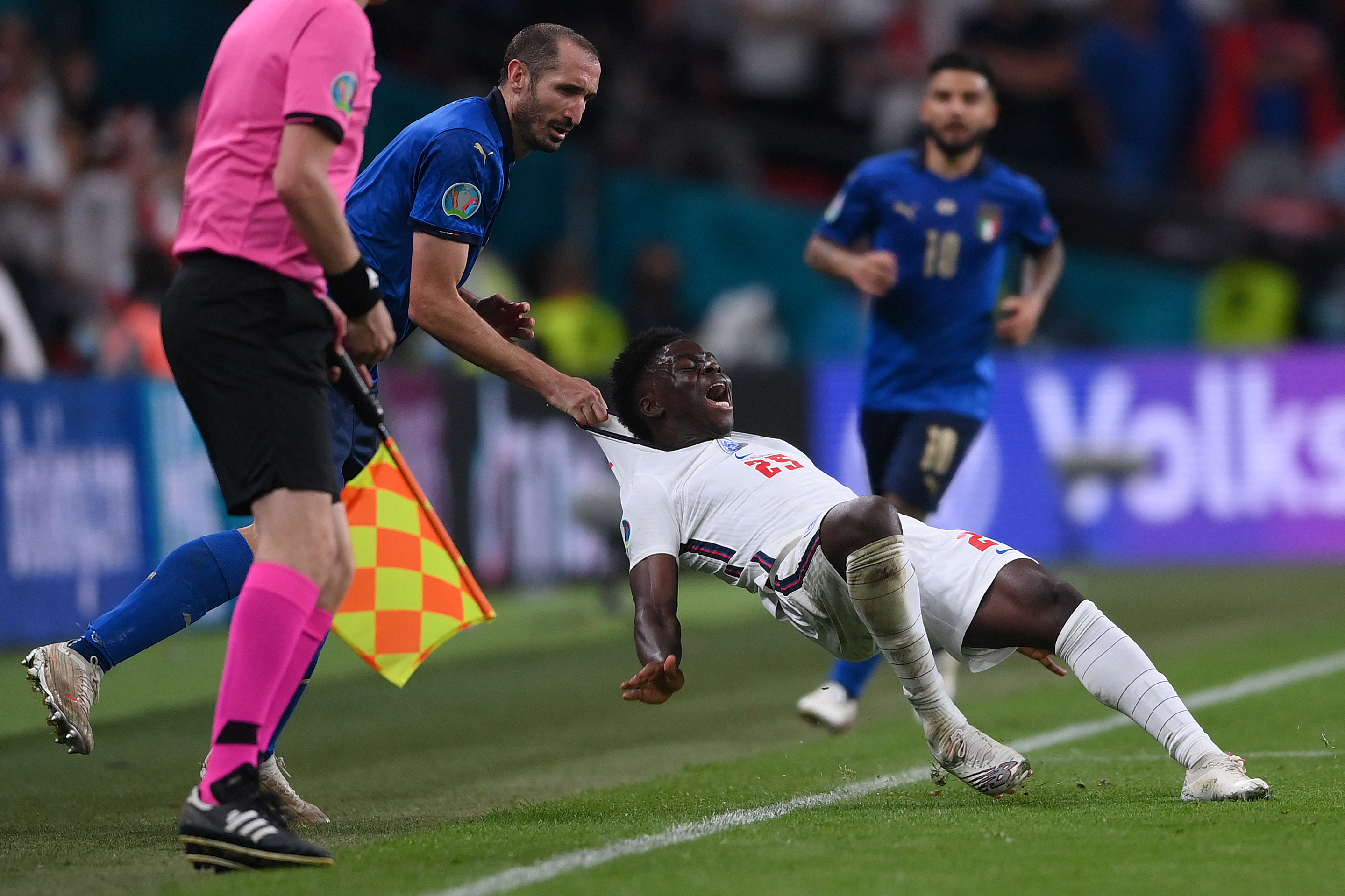 Bukayo Saka, Giorgio Chiellini