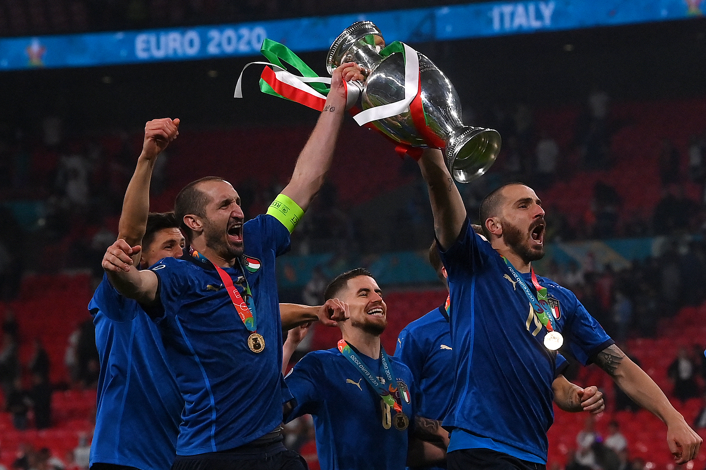 Giorgio Chiellini, Leonardo Bonucci, Italija, EURO 2020