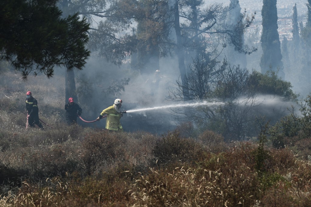 Grčka, požar