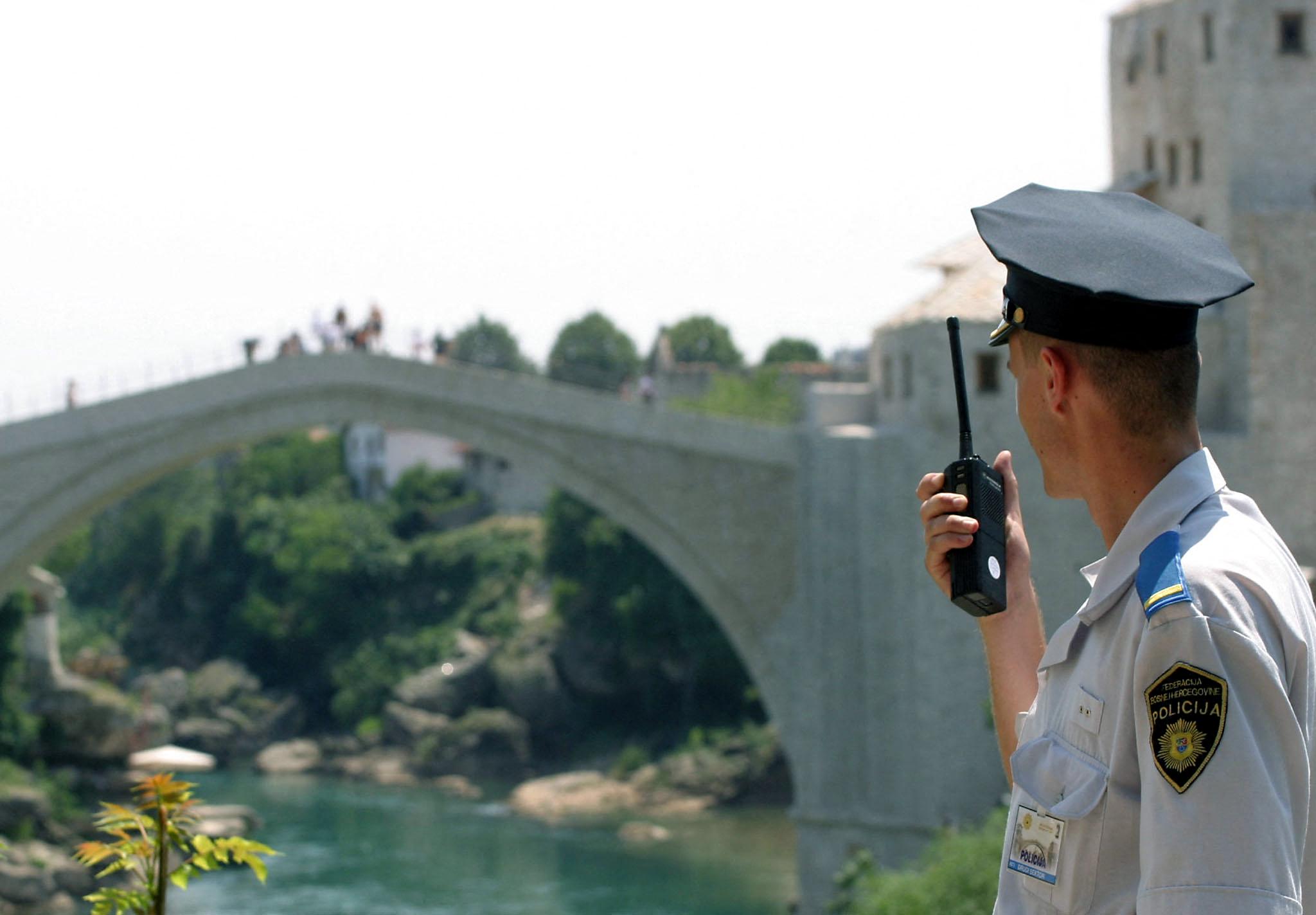 mostar, bosanska policija